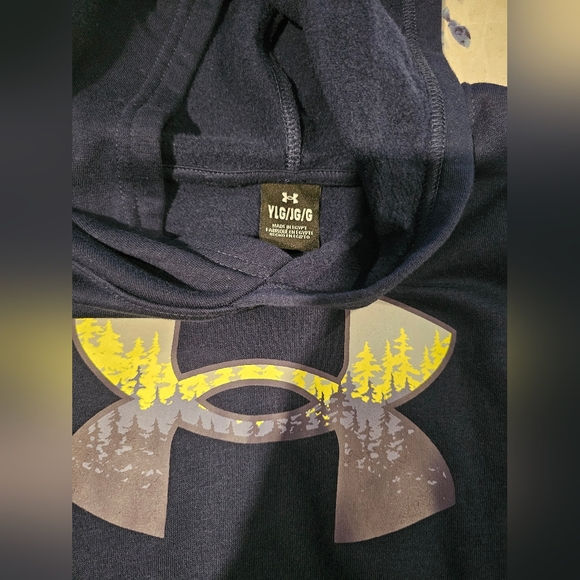 Bundle (2) Under Armour Hoodies Sz YLG - Picture 4 of 9